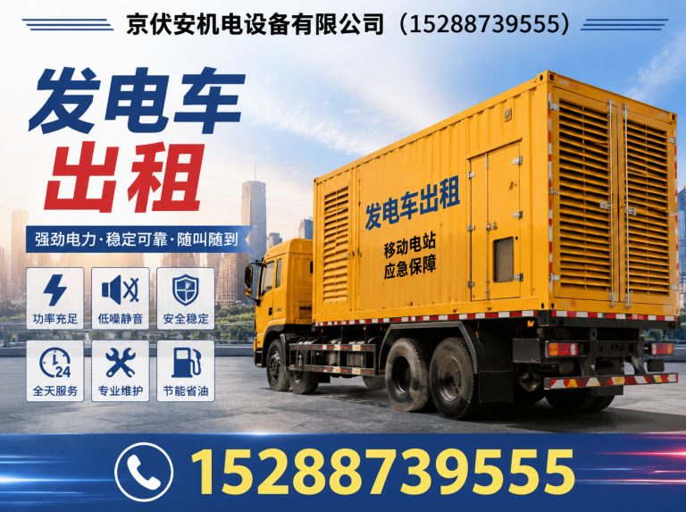 宿迁发电车租赁展示图